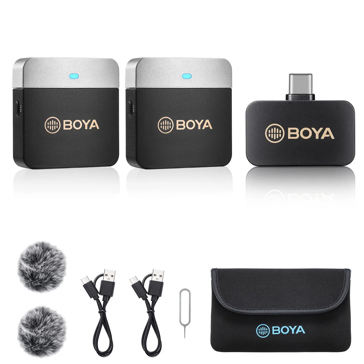 BOYA BY-M1V Series Wireless Lavalier Microphone 1 BOYA BY-M1V Series Wireless Lavalier Microphone