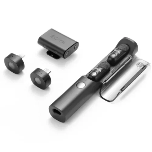 Boya Magic-02 3 in1 Dual Channel Wireless Microphone 1 Boya Magic-02 3 in1 Dual Channel Wireless Microphone