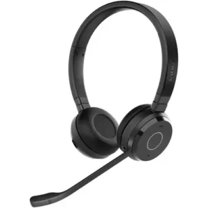 Jabra Evolve 65 TE (Third Edition) Wireless Dual-Ear Headphones Noise-Canceling