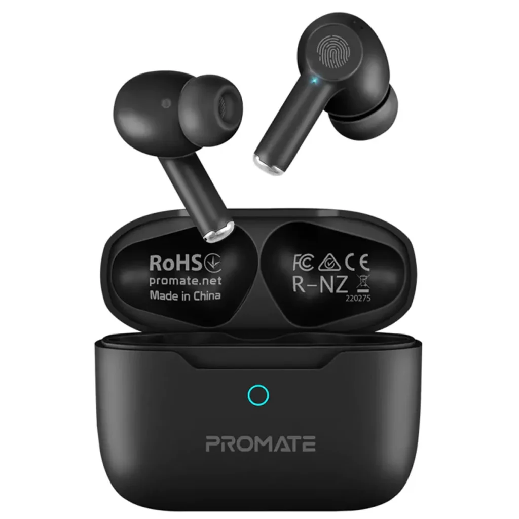 Promate ProPods High-Definition ANC TWS Earphones with intellitouch