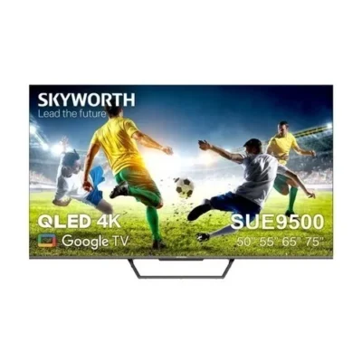 Skyworth 75 Inch Smart TV QLED 4K UHD Google TV 75SUE9500 Frameless HDR10+ Bluetooth