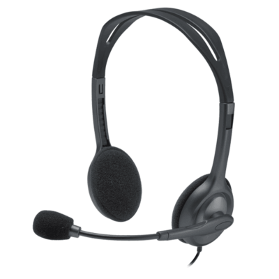 Logitech Stereo Headset H111 Black 3.5mm Jack