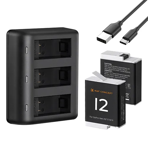 k&f 2 Pack 1730mAh Batteries for GoPro Hero 1 k&f 2 Pack 1730mAh Batteries for GoPro Hero