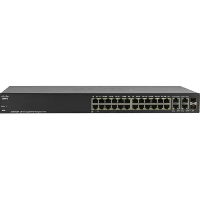 24 Port Cisco SG300-24 POE Smart Switch