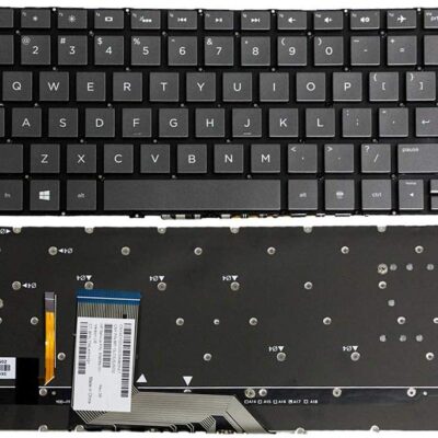 Keyboard for HP Spectre x360 13-4000 13-4100 13-4200 Silver (Without Frame, Backlit) US MP-13J73CHJ9202