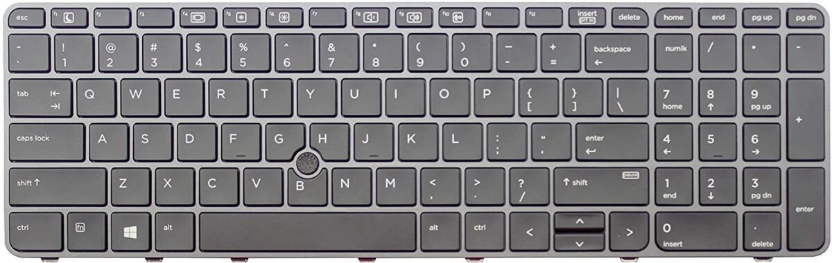 Keyboard for HP EliteBook 850 G4 755 G4 US Keyboard with Silver Frame 1 Keyboard for HP EliteBook 850 G4 755 G4 US Keyboard with Silver Frame