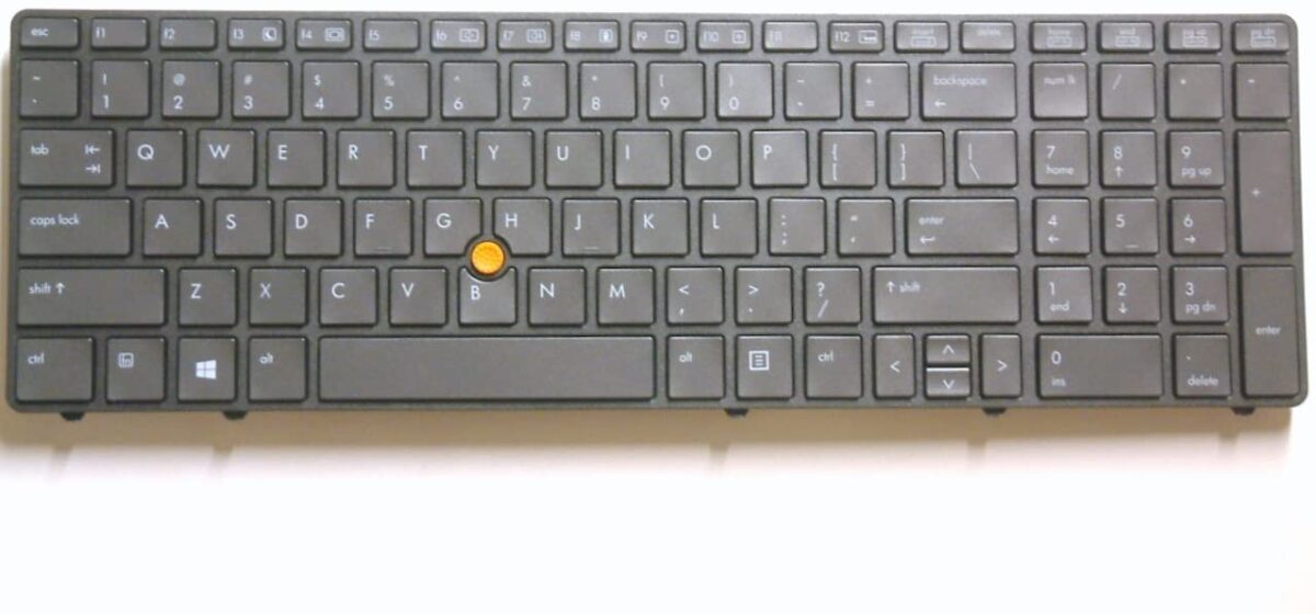 HP EliteBook 8560W 8570W US Keyboard with Frame & Backlit 690647-001 703149-001 1 HP EliteBook 8560W 8570W US Keyboard with Frame & Backlit 690647-001 703149-001