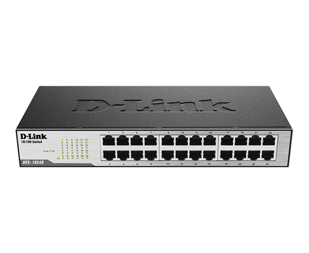 D‑Link DES‑1024D 24‑Port 10/100 Mbps 1 D‑Link DES‑1024D 24‑Port 10/100 Mbps