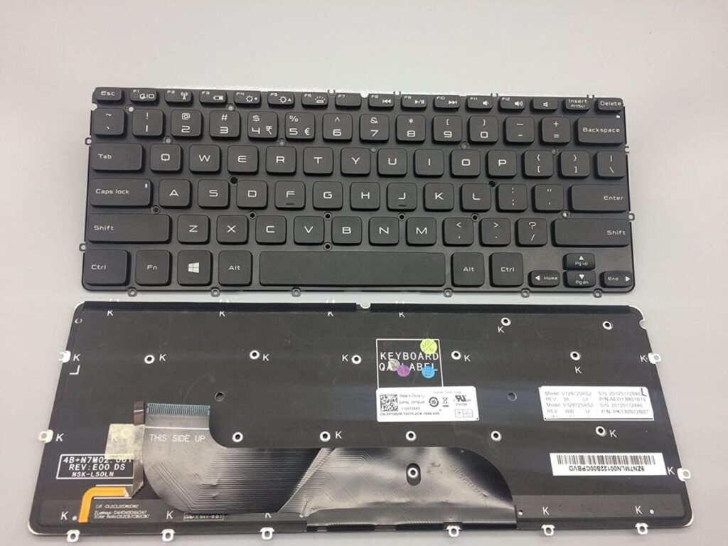 DELL XPS13 9333 L321X L322X Series US Layout V128725AS2 PK130S72BO7 Black Backlight XPS13 Layout Keyboard