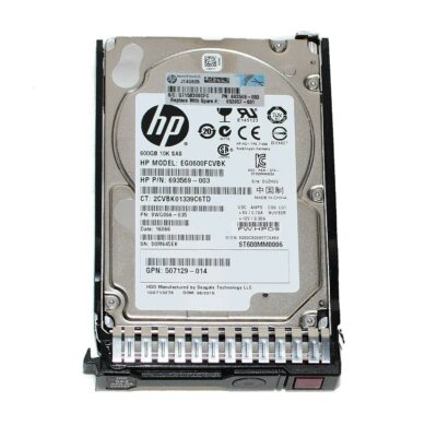 HPE 600GB 12G SAS 10K RPM SFF 2.5 Inch SC Hard Drive