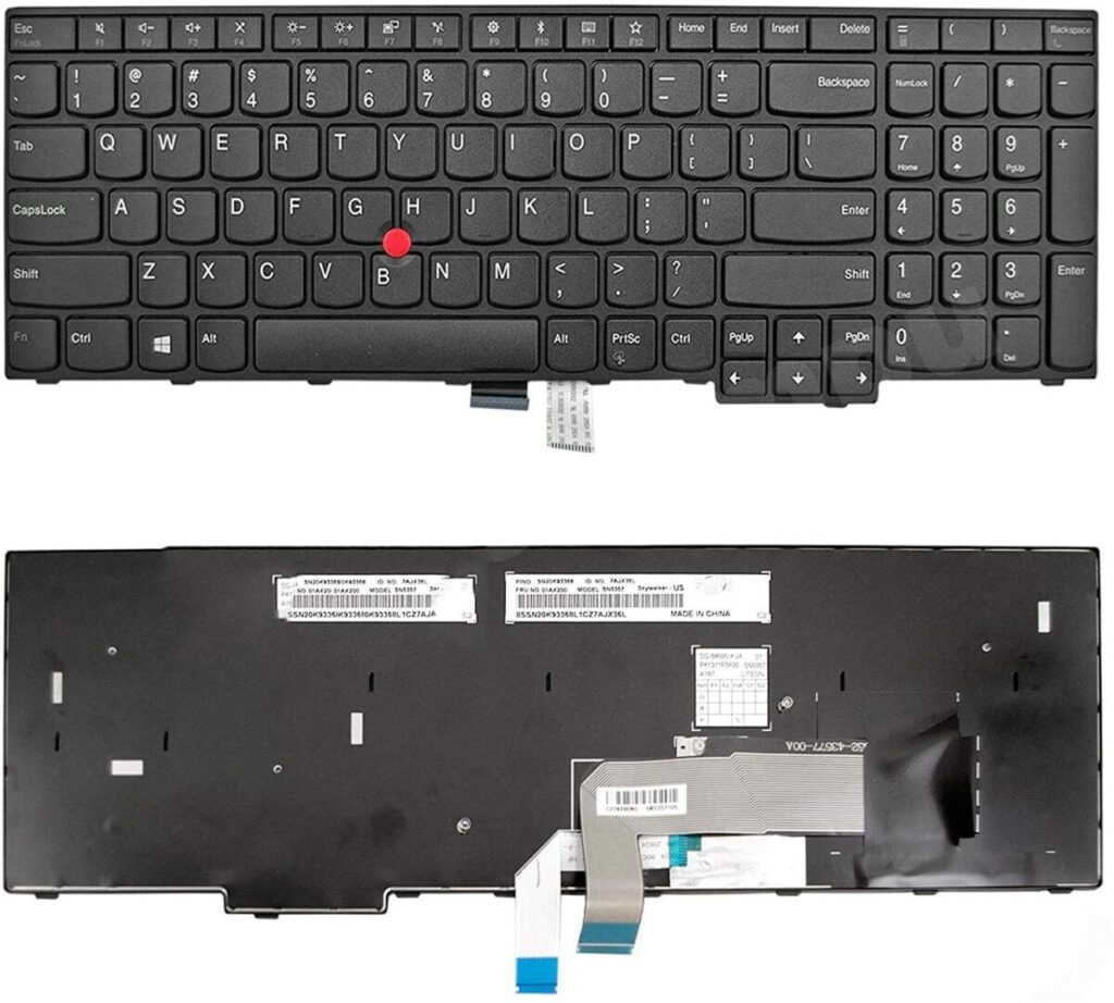 Lenovo Thinkpad E570 E575  E570C US Layout Laptop Keyboard