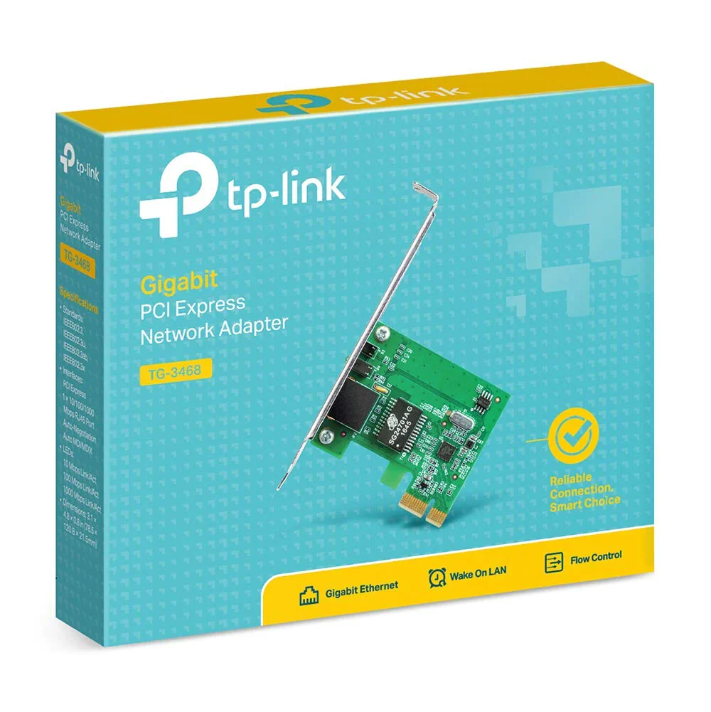 TG-3468 - Gigabit PCI Express Network Adapter 1 TG-3468 - Gigabit PCI Express Network Adapter