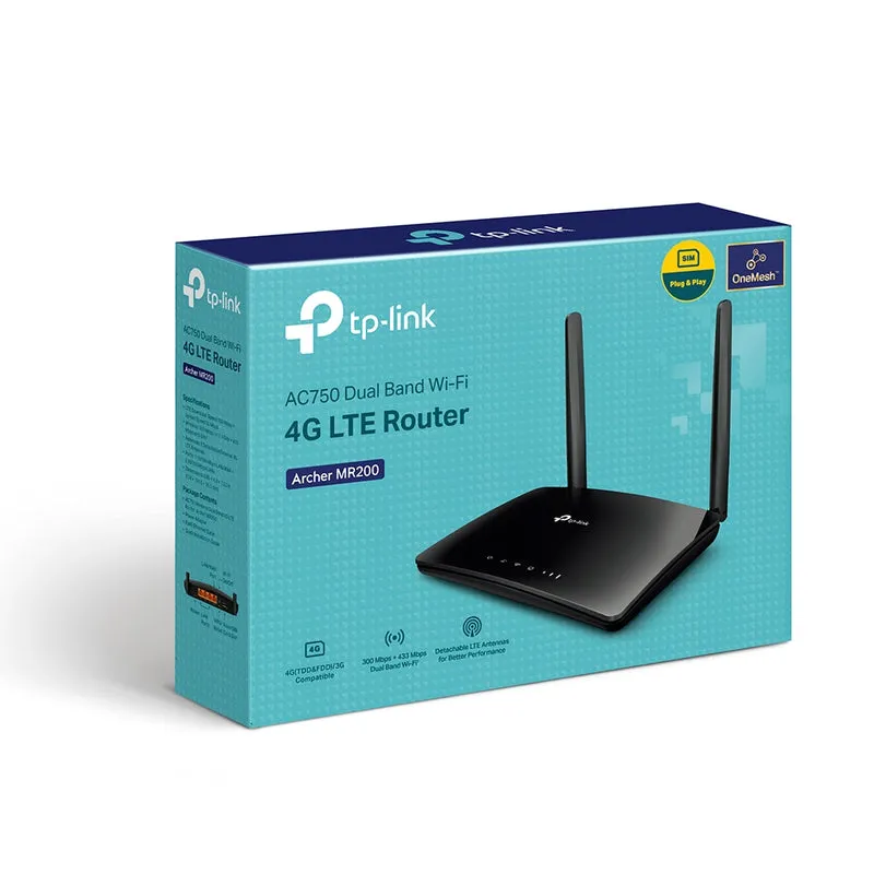 TP-Link AC750 Wireless Dual Band 4G LTE Router 1 TP-Link AC750