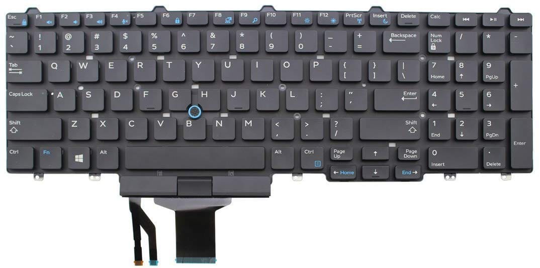 Original New for Dell Latitude E5550 Keyboard US Layout | Color Black 1 Original New for Dell Latitude E5550 Keyboard US Layout | Color Black