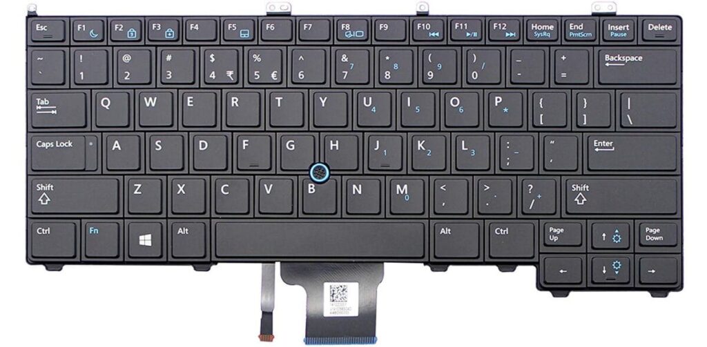 Dell Latitude E7440 With BackLit P/N: 04G6VR PK130VN3A00 SG-60700-XUA SN7222, US Layout Black Color Laptop Keyboard in Nairobi Kenya