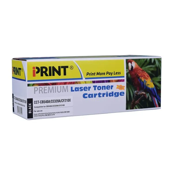 IPRINT CB540A/CE320A/CF210X Compatible BLACK 1 IPRINT CB540A/CE320A/CF210X Compatible BLACK