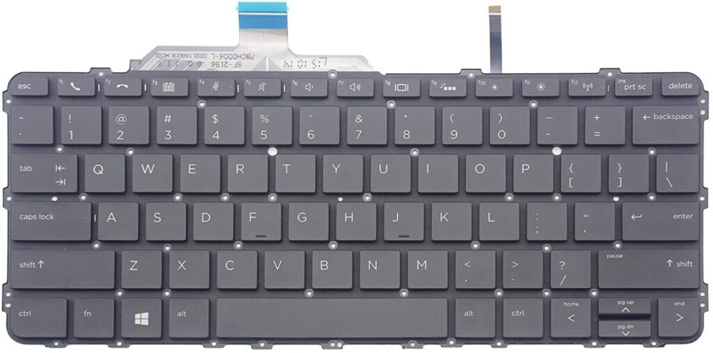 Keyboard for HP EliteBook Folio G1 US Black Backlit