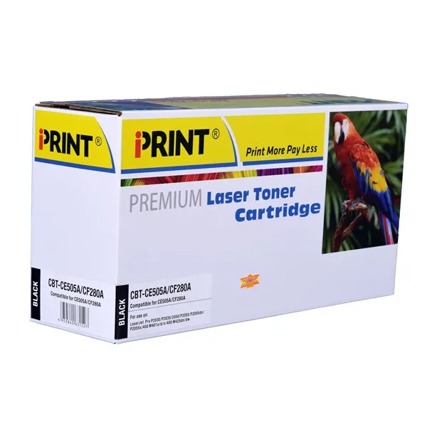 IPRINT CE505A/CF280A Compatible Black Toner Cartridge 1 IPRINT CE505A/CF280A Compatible Black Toner Cartridge