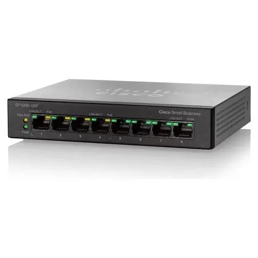 Cisco SF100D-08 8-Port Desktop unmanaged Switch