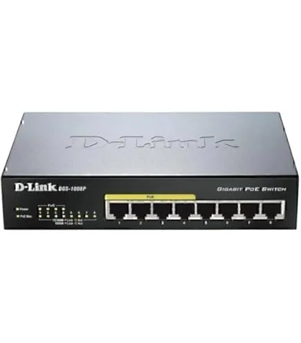 D-LINK 8-port 10/100/1000Base Switch
