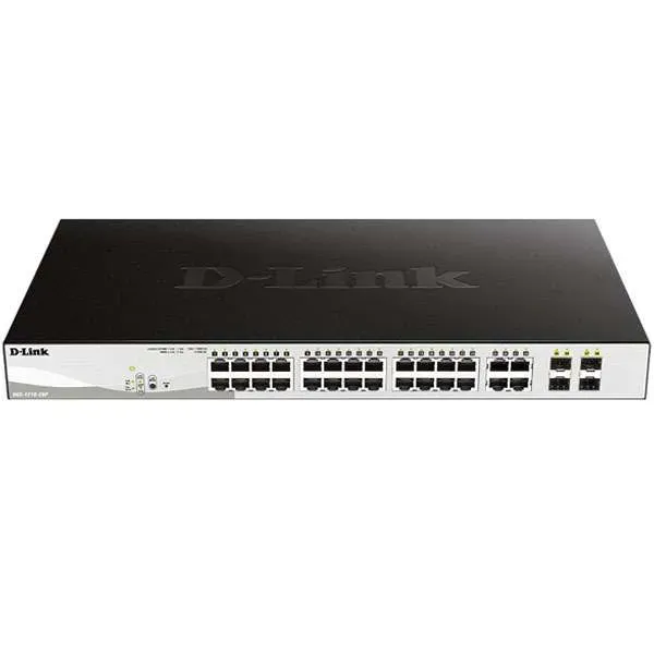 D-Link 24 Port 10/100Mbps 2 Combo SFP Smart Switch