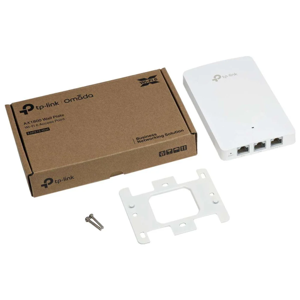 TP-Link EAP615-Wall AX1800 Wall-Plate Wi-Fi 6 Access Point