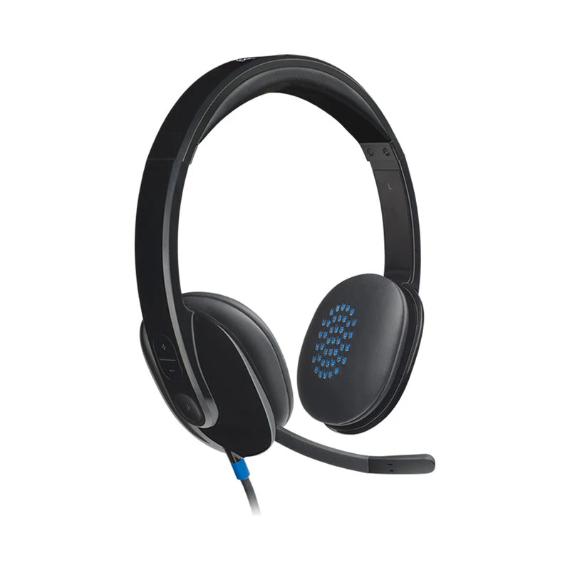 Logitech H540 USB-A Headset with Noise Cancelling Mic - Black