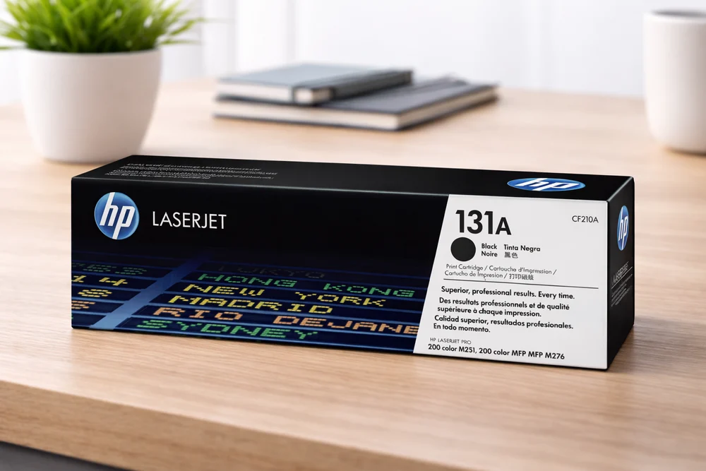 HP 131A Black Original LaserJet Toner Cartridge (CF210A)