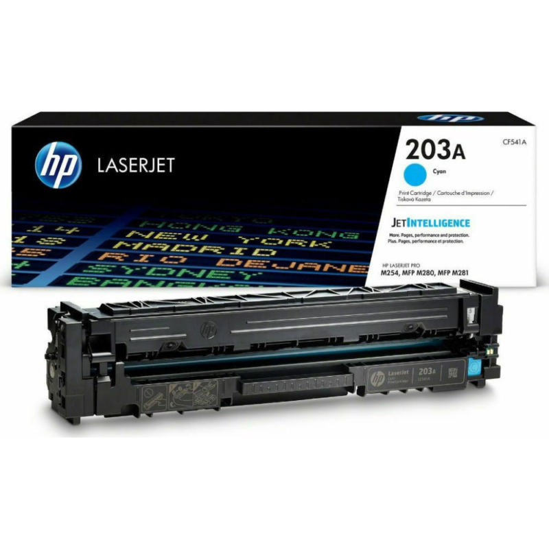 HP 203A Cyan Original LaserJet Toner Cartridge (CF541A)