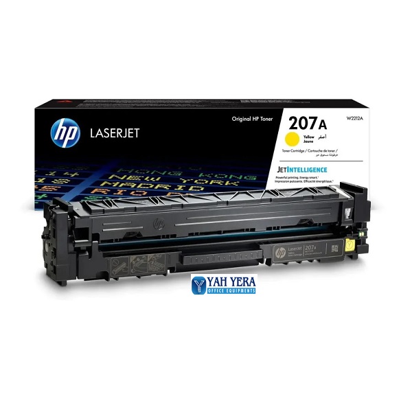 HP 207A Yellow Original LaserJet Toner Cartridge (W2212A)