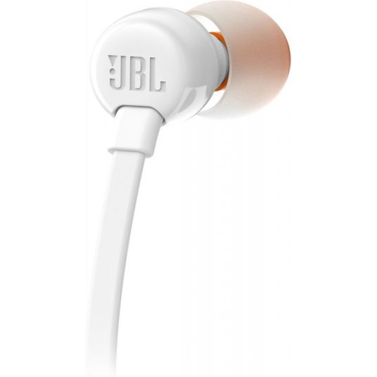 JBL Tune 110 In-Ear Wired Earphones with Mic - White