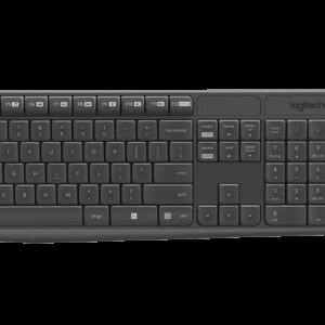 Logitech MK235 Wireless Keyboard and Mouse Combo - Grey
