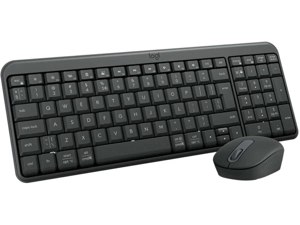 Logitech MK250 Bluetooth Keyboard and Mouse Combo - Black