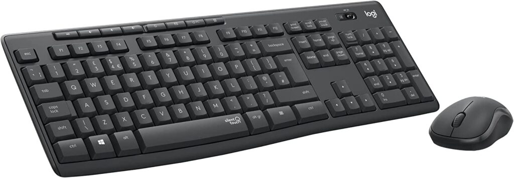 Logitech MK295 Silent Wireless Keyboard and Mouse Combo
