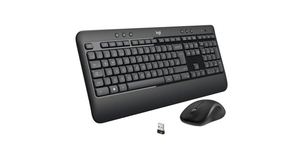 Logitech MK540 Advanced Wireless Keyboard and Mouse Combo - Black
