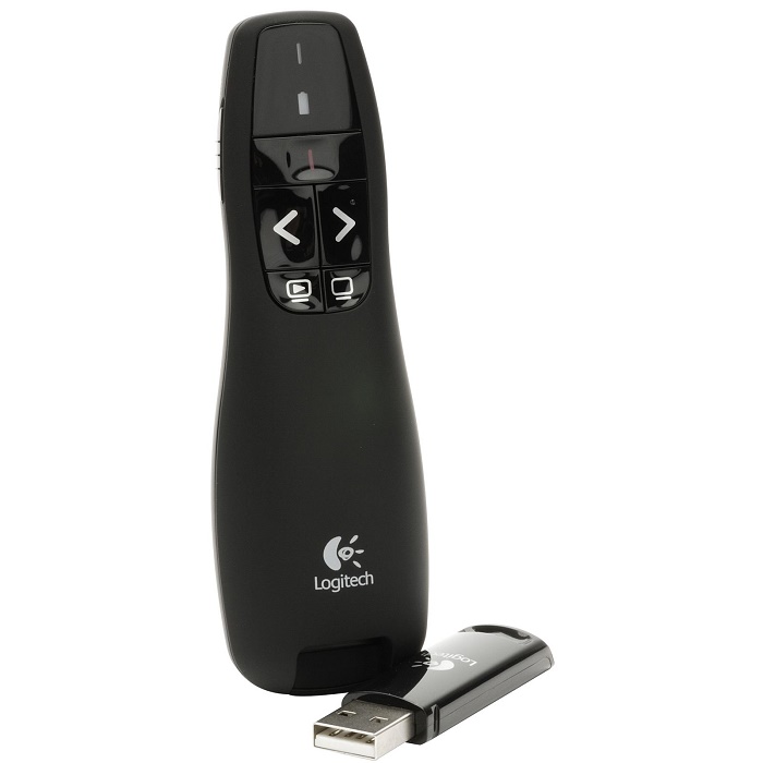 Logitech R400 Wireless Presenter - Black