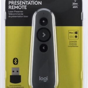 Logitech R500s Laser Presentation Remote - Graphite