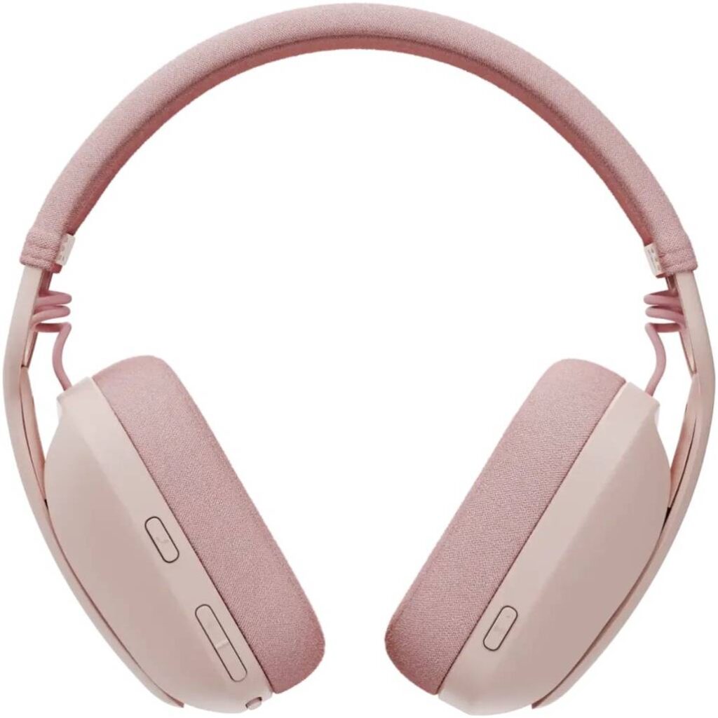 Logitech Zone Vibe 100 Bluetooth Over-the-ear Headphones - Rose