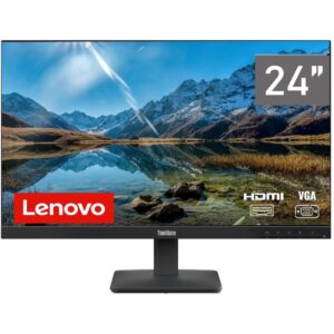 Lenovo ThinkVision S24-4e 23.8" FHD Monitor Raven Black