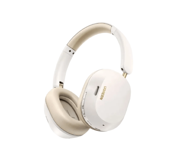 UGREEN HiTune Max5c Hybrid Active Noise-Cancelling Headphones - White (HP203)