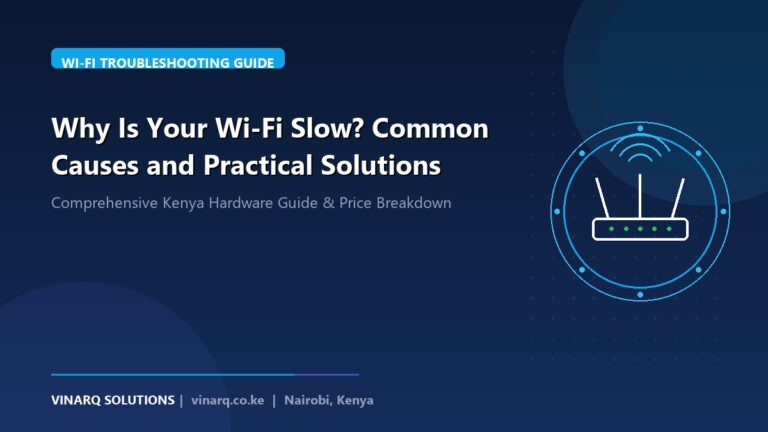 Why Is Your Wi-Fi Slow? Common Causes and Practical Solutions - Vinarq Solutions Kenya