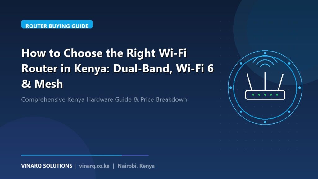 How to Choose the Right Wi-Fi Router in Kenya: Dual-Band, Wi-Fi 6 & Mesh - Vinarq Solutions Kenya